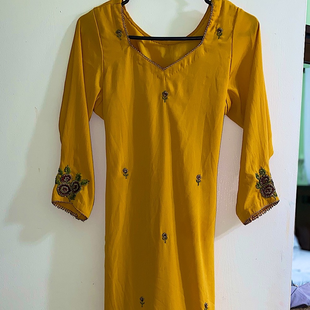 Indian inspired long sleeve dress